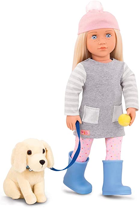 POUPÉE OG - MEAGAN ET SON PETIT CHIOT