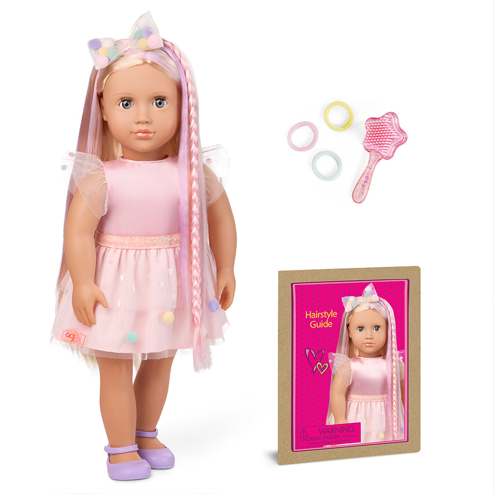 POUPÉE OG CHEVEUX - AMARA 46 CM (18")