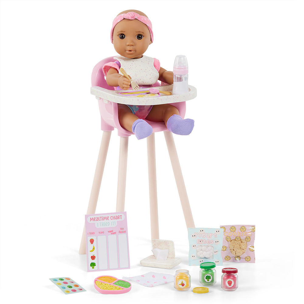 ACCESSOIRE OG PETITE SOEUR - COFFRET BÉBÉ EMILIA ET REPAS 39 CM (15")