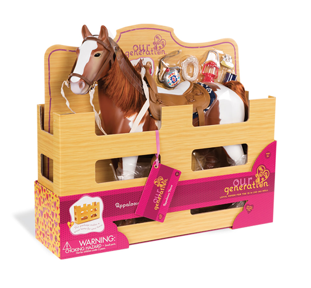 HORSE OG - BROWN AND WHITE HIKING HORSE