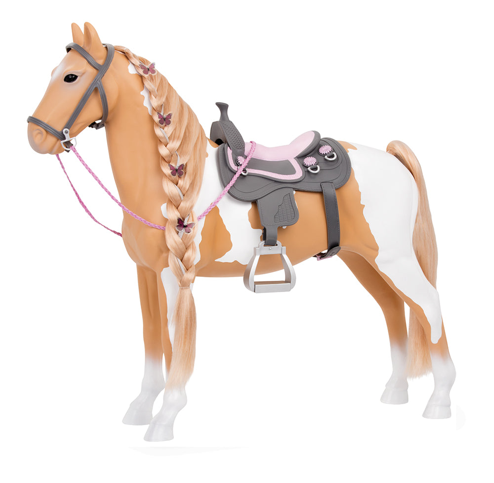 CHEVAL OG - PALOMINO BRUN/BLANC
