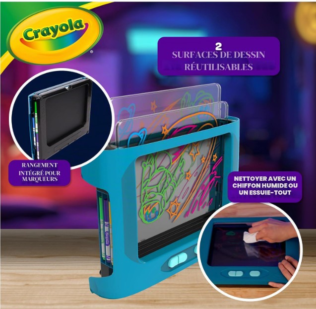CRAYOLA - TABLEAU LUMINEUX ANIMÉ