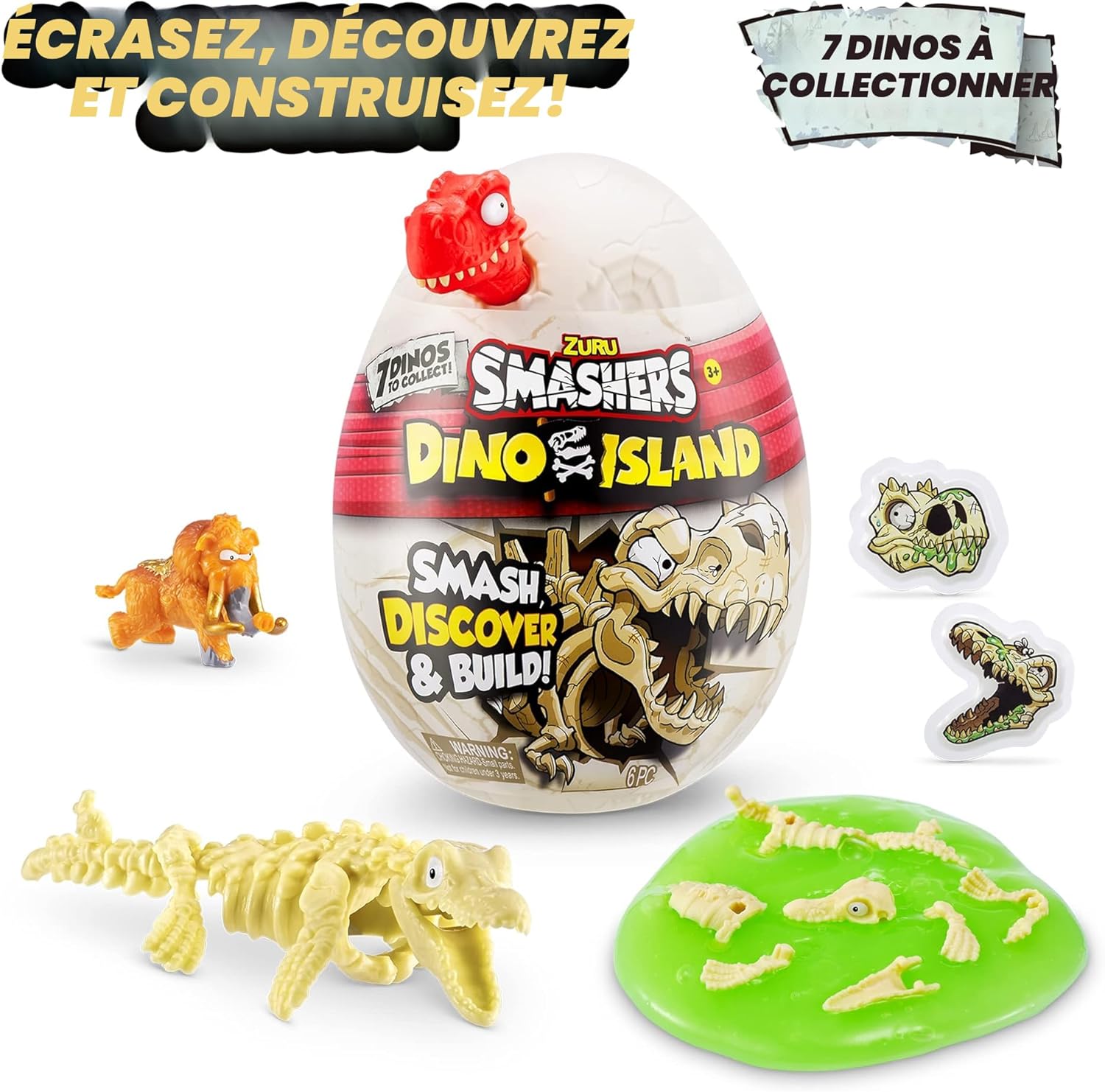 SMASHERS - DINO ISLAND MYSTERY EGG ASST