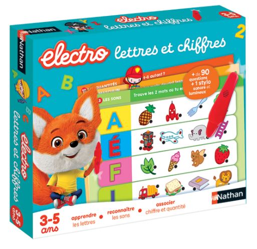 JEU NATHAN - ÉLECTRO LETTRES ET CHIFFRES