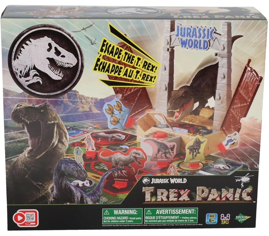 JEU EPOCH GAMES - JURASSIC WORLD T-REX PANIC
