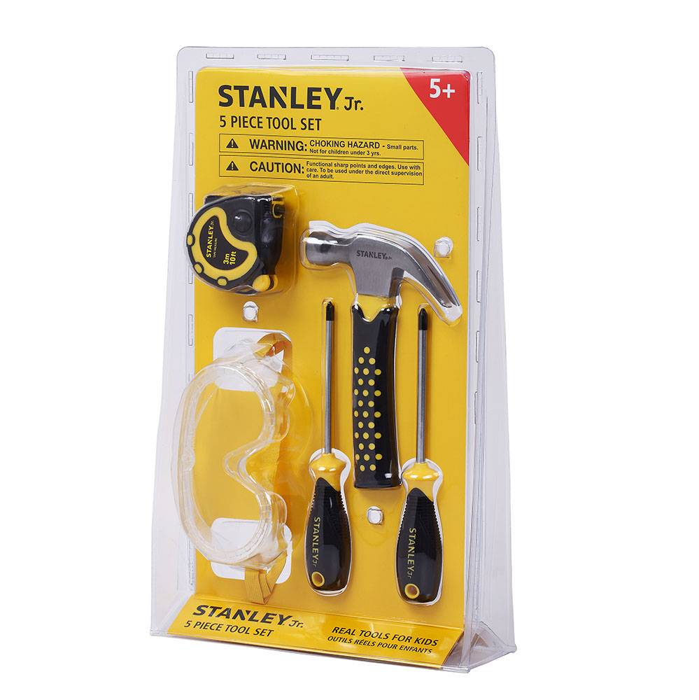 STANLEY JR. - 5-PIECE REAL TOOL SET