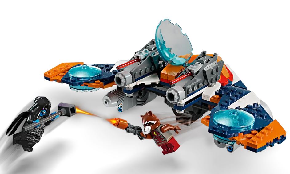LEGO SUPER HEROES MARVEL - LE WARBIRD DE ROCKET CONTRE RONAN #76278