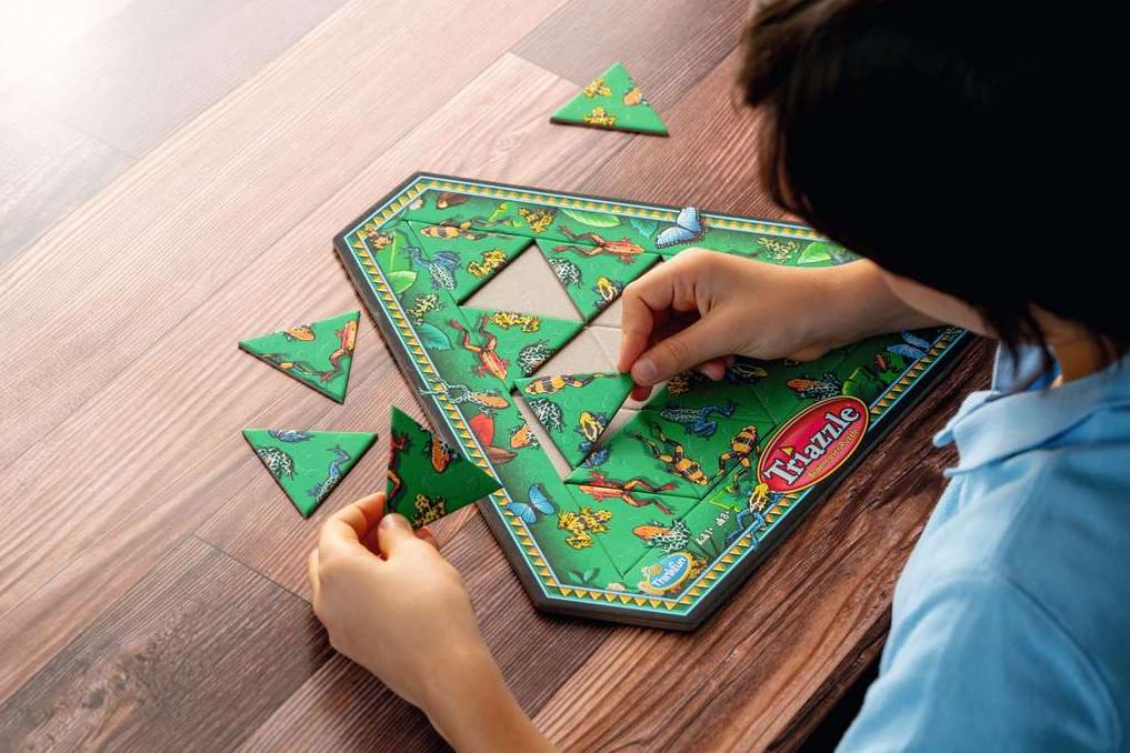 JEU TRIAZZLE - LES GRENOUILLES