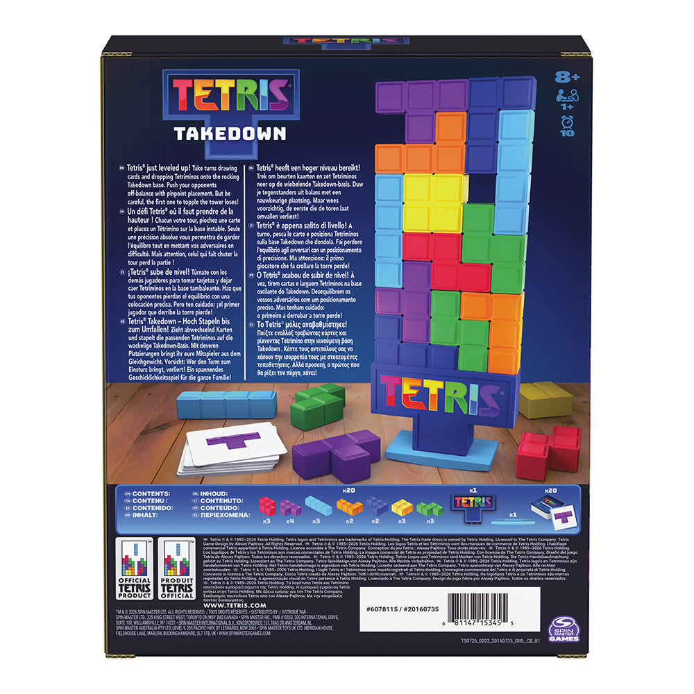 JEU TETRIS TAKEDOWN - Version multilingue