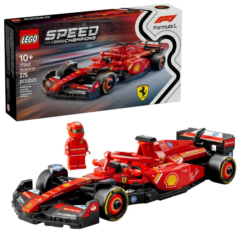 LEGO SPEED CHAMPIONS - VOITURE DE COURSE FERRARI SF-24 F1 #77242