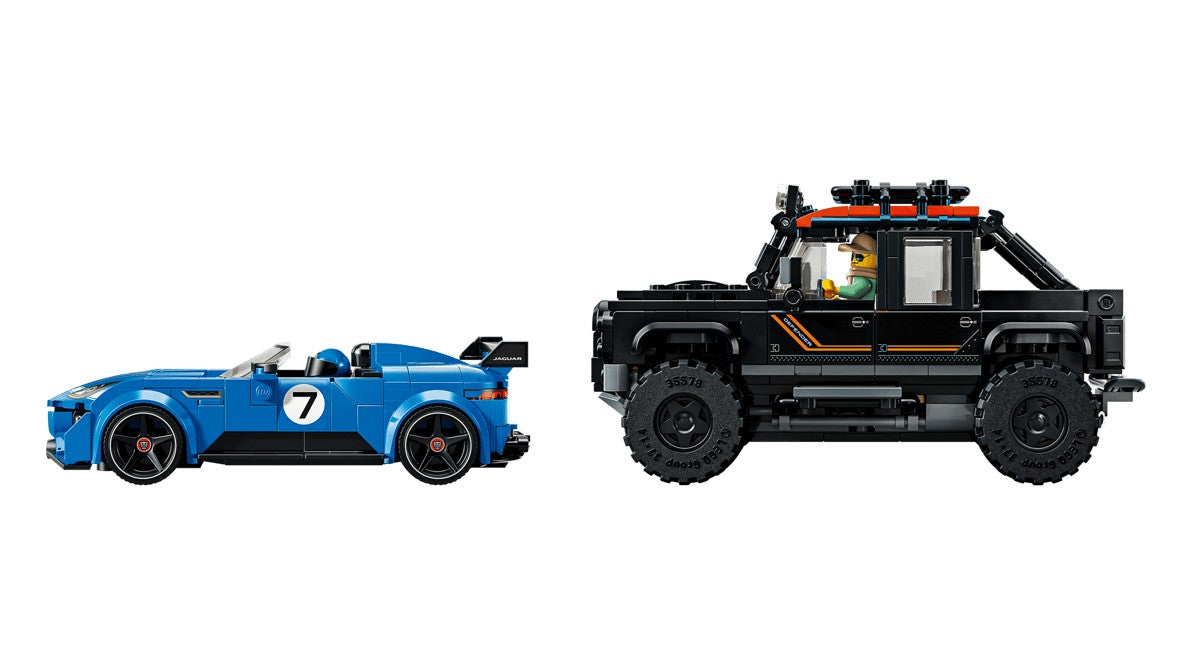 LEGO SPEED CHAMPIONS - JAGUAR PROJECT 7 AND LAND ROVER DEFENDER #77264