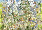 HEYE CASSE-TÊTE 1000 PIÈCES - FUNKY ZOO, HIMALAYAN HABITAT #78-30099