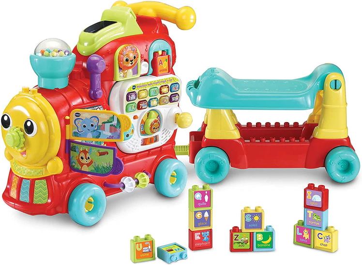 VTECH - MAXILOCO, MON TROTTI TRAIN 4 EN 1 (MAXI TROTTI)