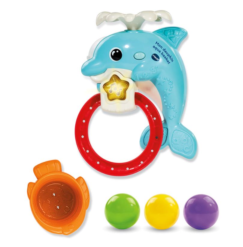 VTECH - MY AQUA BASKET DOLPHIN FRENCH VERSION