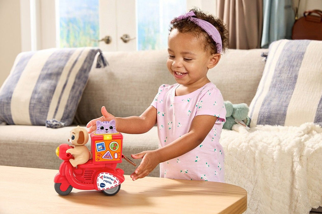 VTECH - PRESSE ET ROULE SCOOTER RAPIDO