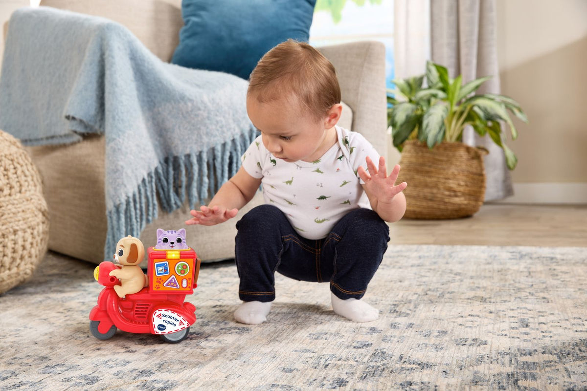 VTECH - PRESSE ET ROULE SCOOTER RAPIDO