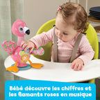 VTECH - BÉBÉ FLAMANT ROSE RIGOLO INTERACTIF