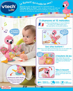 VTECH - BÉBÉ FLAMANT ROSE RIGOLO INTERACTIF