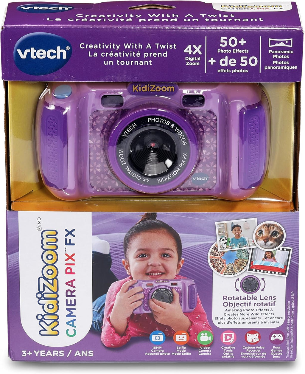 VTECH - KIDIZOOM CAMERA PIX FX MAUVE