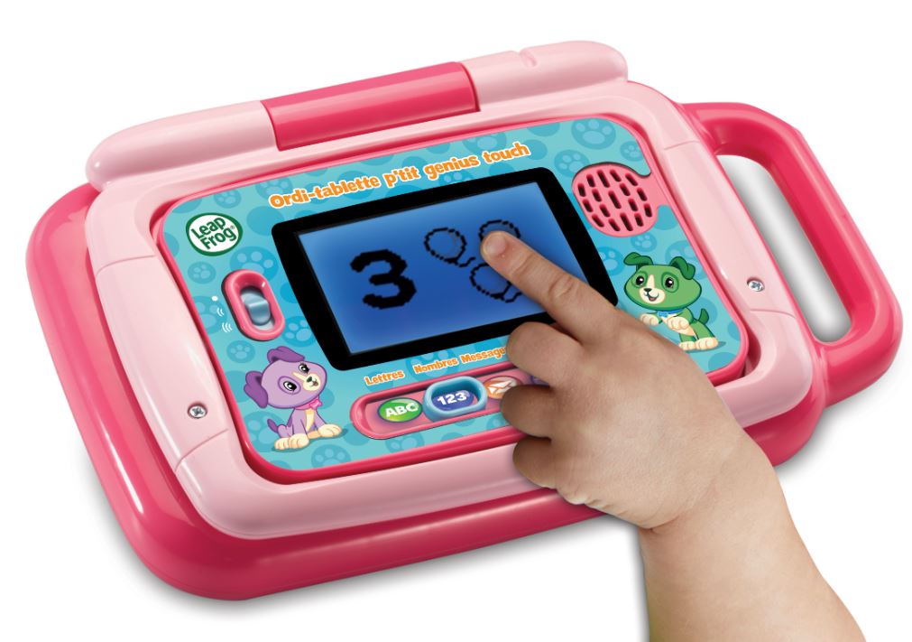 LEAPFROG - ORDI-TABLETTE P'TIT GENIUS TOUCH ROSE