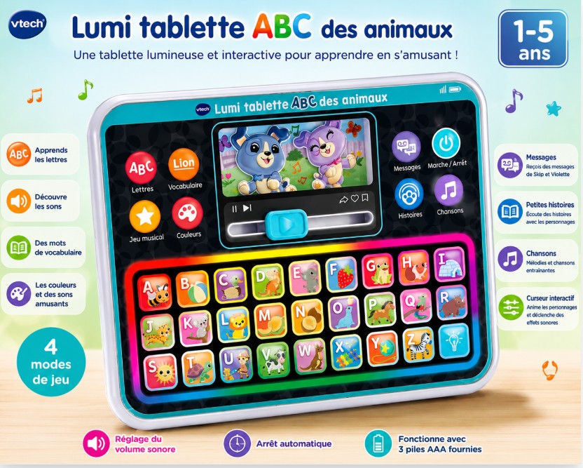 LEAPFROG - LUMI TABLETTE ABC DES ANIMAUX