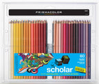 PRISMACOLOR - 60 CRAYONS DE COULEUR SCHOLAR