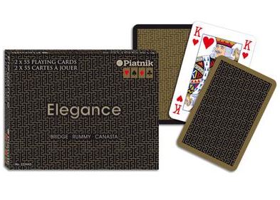 PIATNIK - DOUBLE ELEGANCE PLAYING CARDS