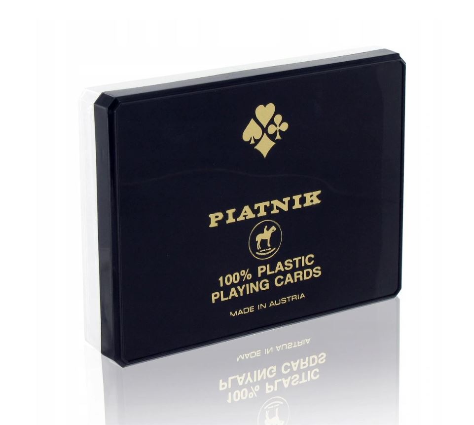 CARTES JEUX DOUBLE 100% PLASTIQUE