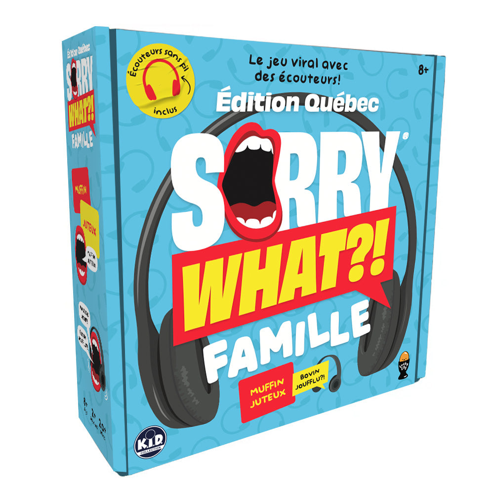 JEU SORRY WHAT?! - ÉDITION FAMILLE - Version française