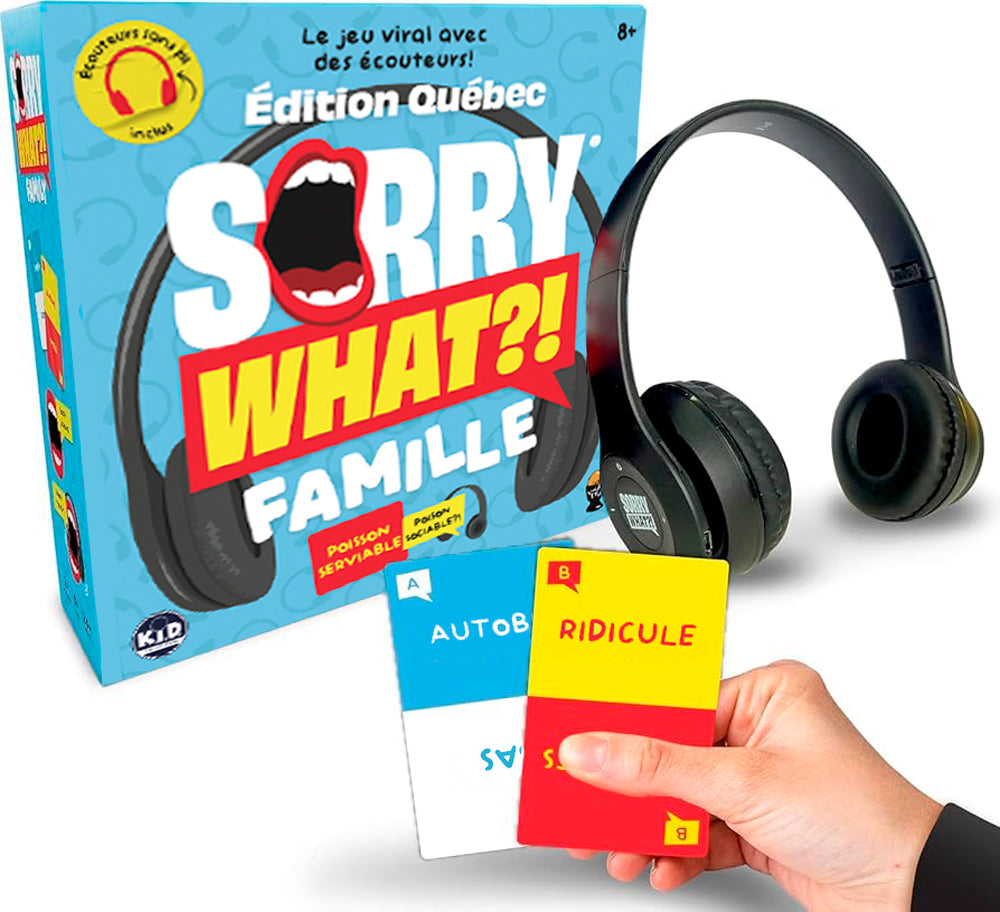 JEU SORRY WHAT?! - ÉDITION FAMILLE - Version française