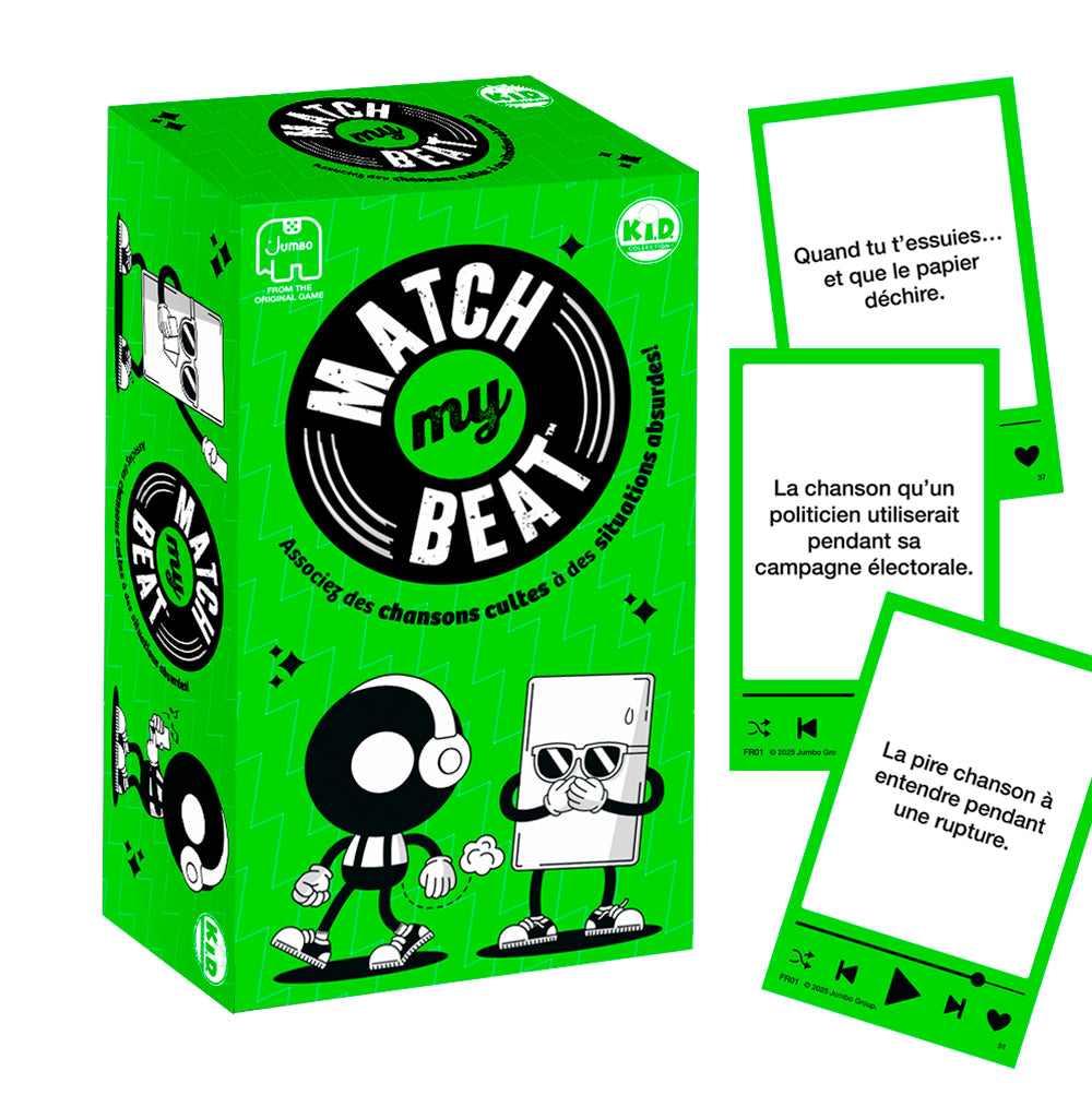 MATCH MY BEAT - JEU DE PARTY MUSICAL - Version française