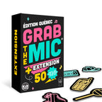 JEU GRAB THE MIC - EXTENSION ÉDITION QUÉBEC - Version française