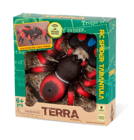 TERRA - TARENTULE TÉLÉGUIDÉE ROUGE
