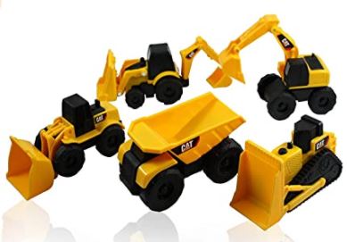 CATERPILLAR - 5 MINI CONSTRUCTION VEHICLE PACK