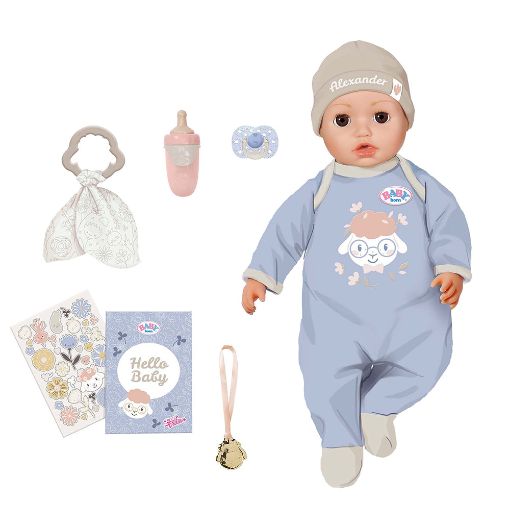 BABY ANNABELL - POUPÉE INTERACTIVE BABY BORN - POUPÉE INTERACTIVE ALEXANDER 43 CM 43 CM