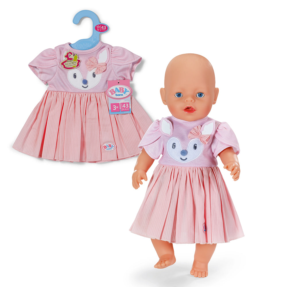BABY BORN - VÊTEMENT ROBE CERF POUR POUPÉE 43CM (17")