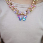 ENSEMBLE DE COLLIER PAPILLON BFF BEST FRIEND - MEILLEUR AMIE