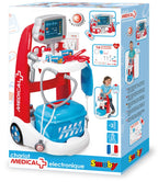 SMOBY - ELECTRONIC MEDICAL TROLLEY WITH 16 ACCESSORIES