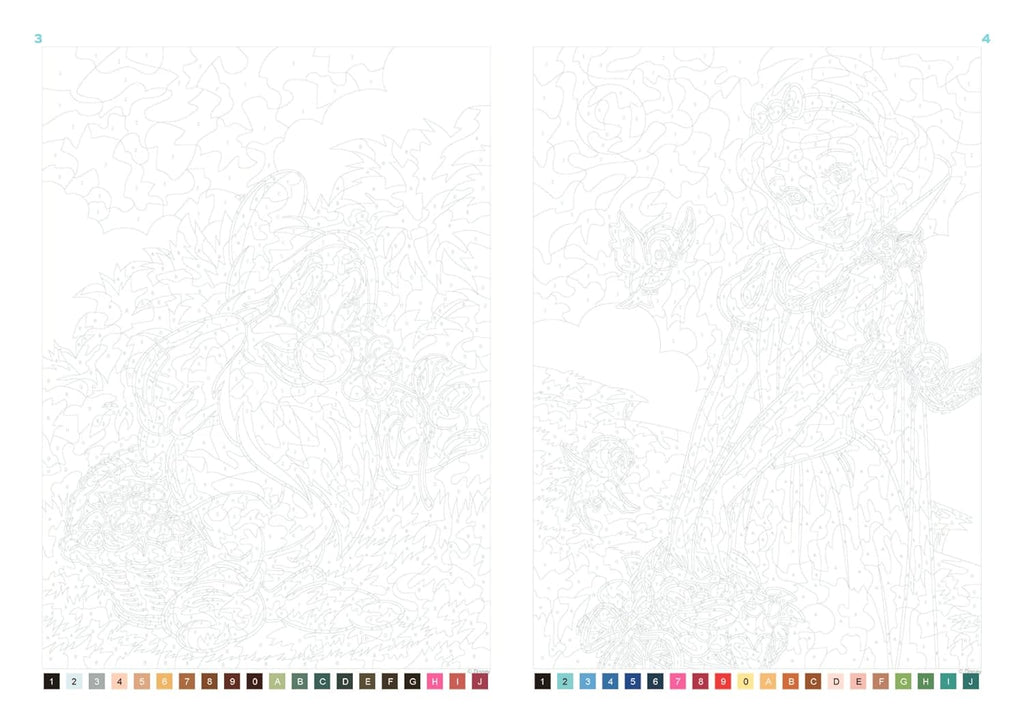 COLORIAGES MYSTÈRES DISNEY - SAISONS (LIVRE DE COLORIAGE PAR NUMÉROS)