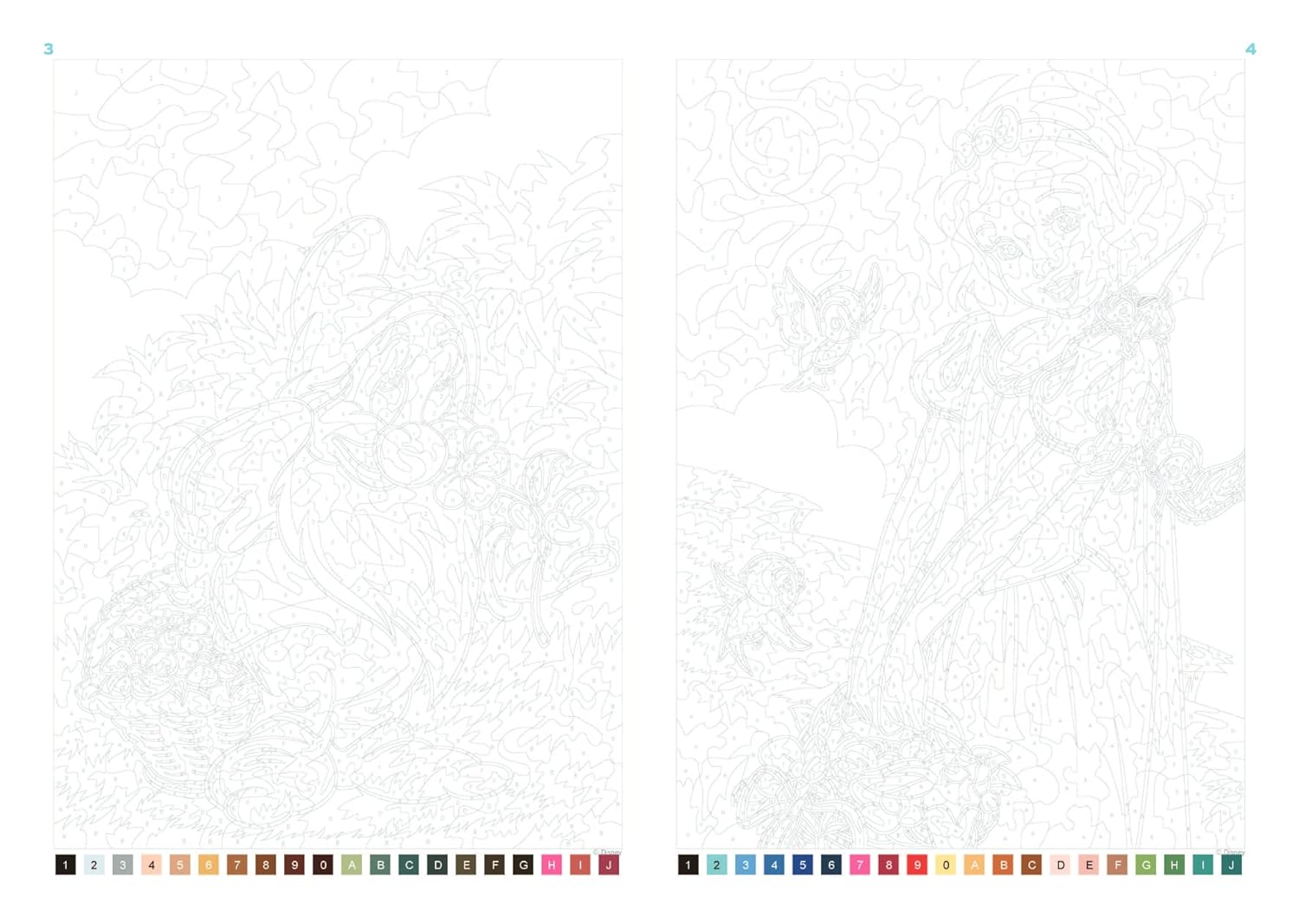 COLORIAGES MYSTÈRES DISNEY - SAISONS (LIVRE DE COLORIAGE PAR NUMÉROS)