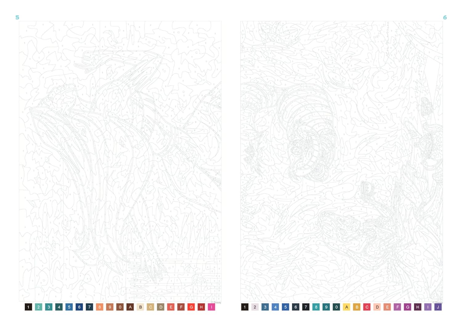 COLORIAGES MYSTÈRES DISNEY - SAISONS (LIVRE DE COLORIAGE PAR NUMÉROS)