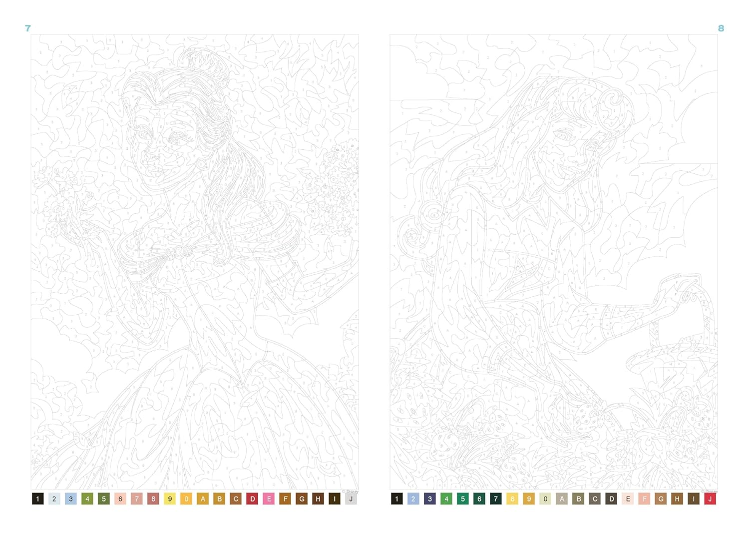 COLORIAGES MYSTÈRES DISNEY - SAISONS (LIVRE DE COLORIAGE PAR NUMÉROS)