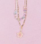 COLLIER DE PIERRES PRÉCIEUSES DE JARDIN BOUTIQUE CHIC