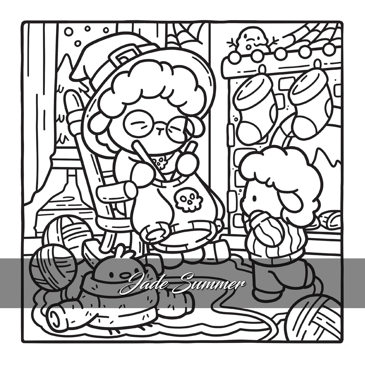 COLORIAGES QUI FONT TROP PEUR POUR ADULTES (COSY COLO) - NOËL SPOOKY - JADE SUMMER (LIVRE DE COLORIAGE)