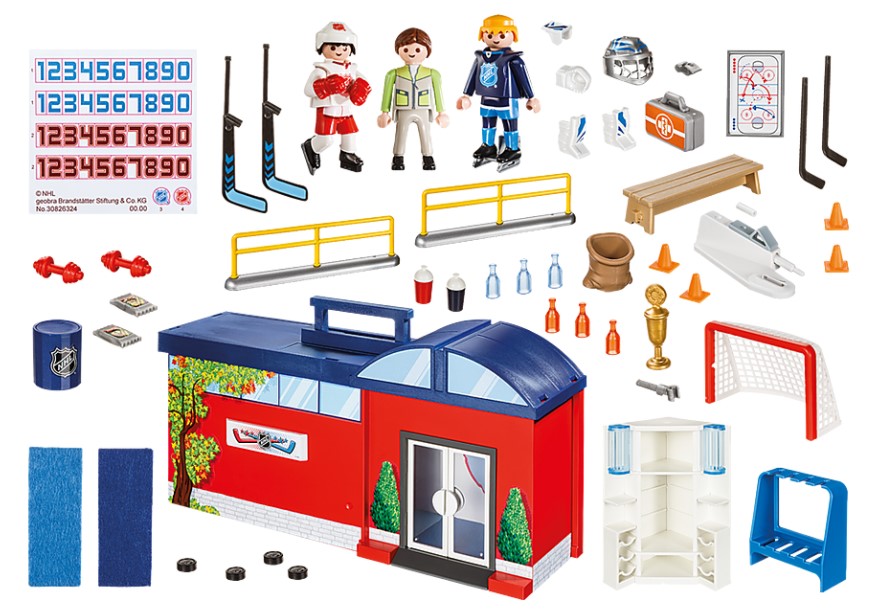 PLAYMOBIL LNH - ARÉNA DE HOCKEY TRANSPORTABLE #9293
