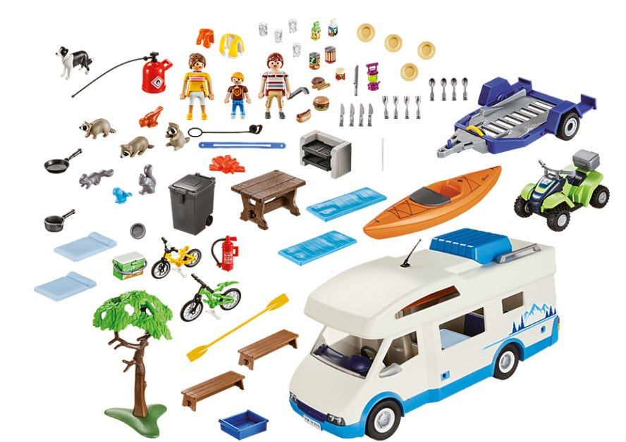 *25 PLAYMOBIL FAMILY FUN - AVENTURE AU CAMPING #9318
