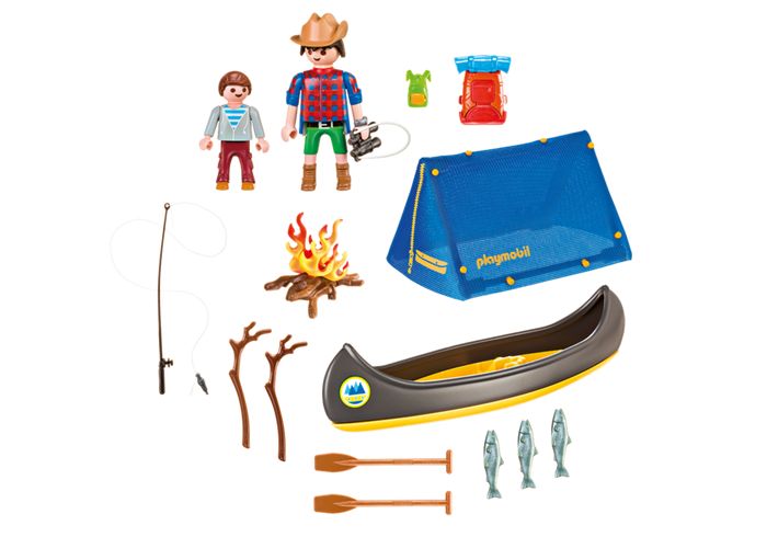 PLAYMOBIL FAMILY FUN - VALISETTE CAMPEURS #9323