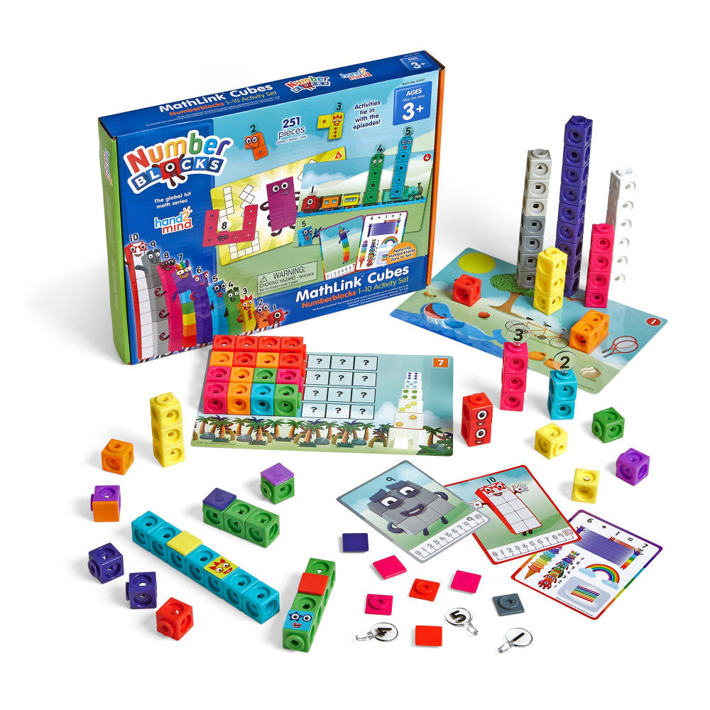 D'ACTIVITÉS MATHÉMATIQUES NUMBERBLOCKS MATHLINK CUBES 1-10 - Version multilingue