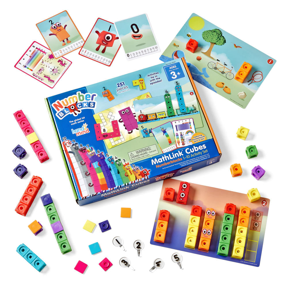 D'ACTIVITÉS MATHÉMATIQUES NUMBERBLOCKS MATHLINK CUBES 1-10 - Version multilingue