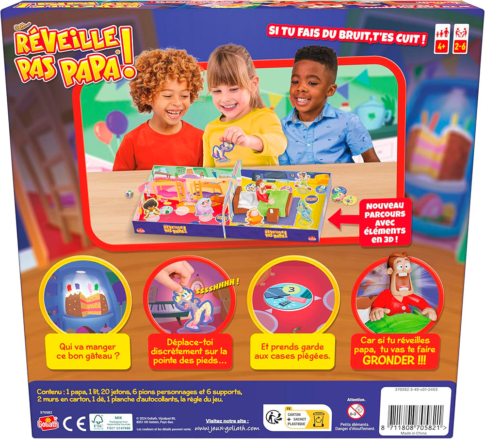 JEU NE RÉVEILLEZ PAS PAPA - Version multilingue